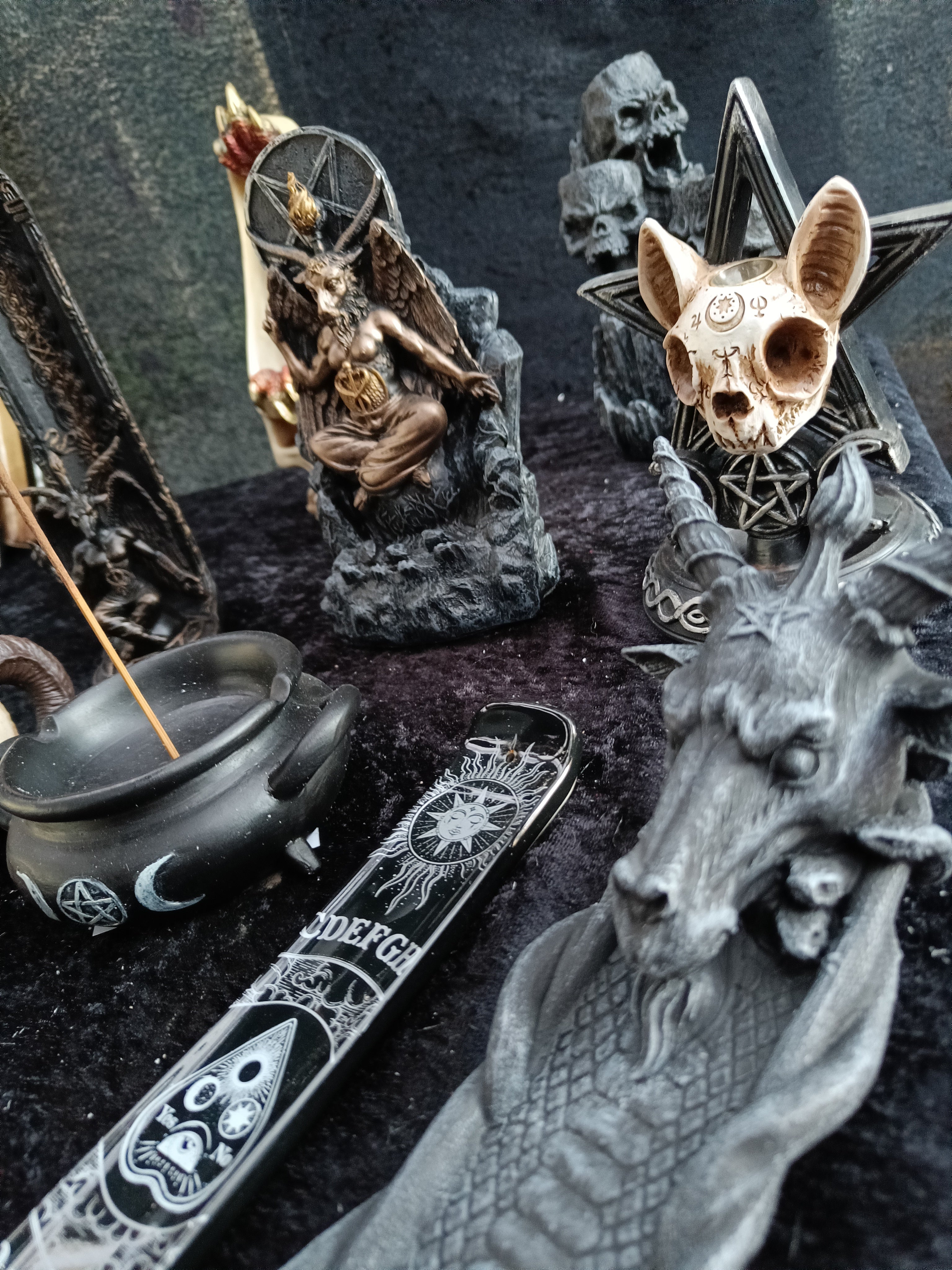 Skeleton Fishing Incense Burner