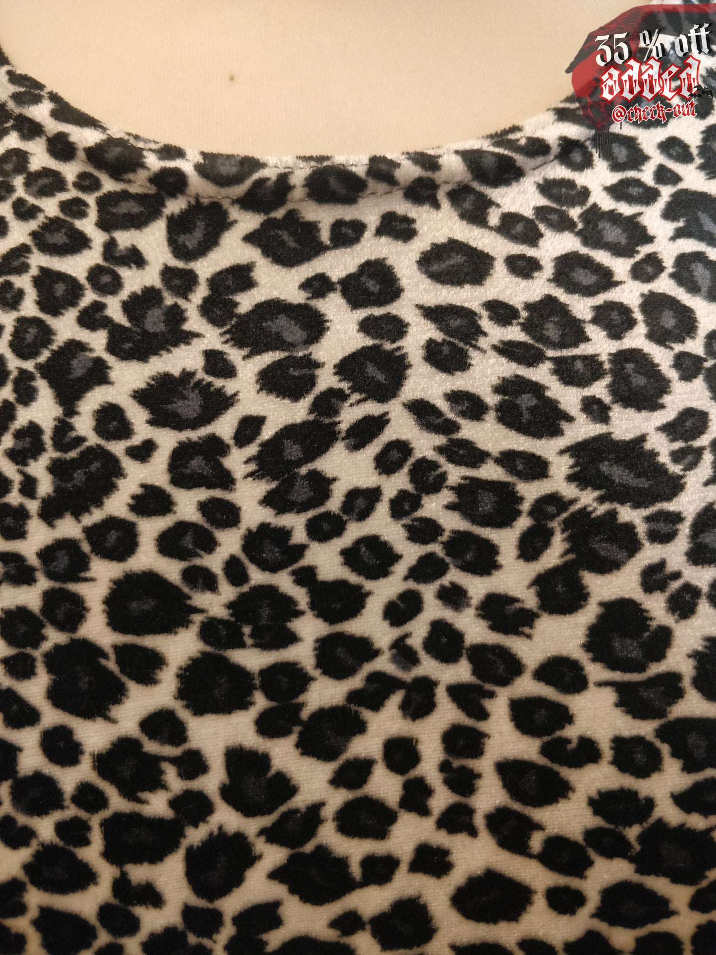 Leopard Print Velvet Top
