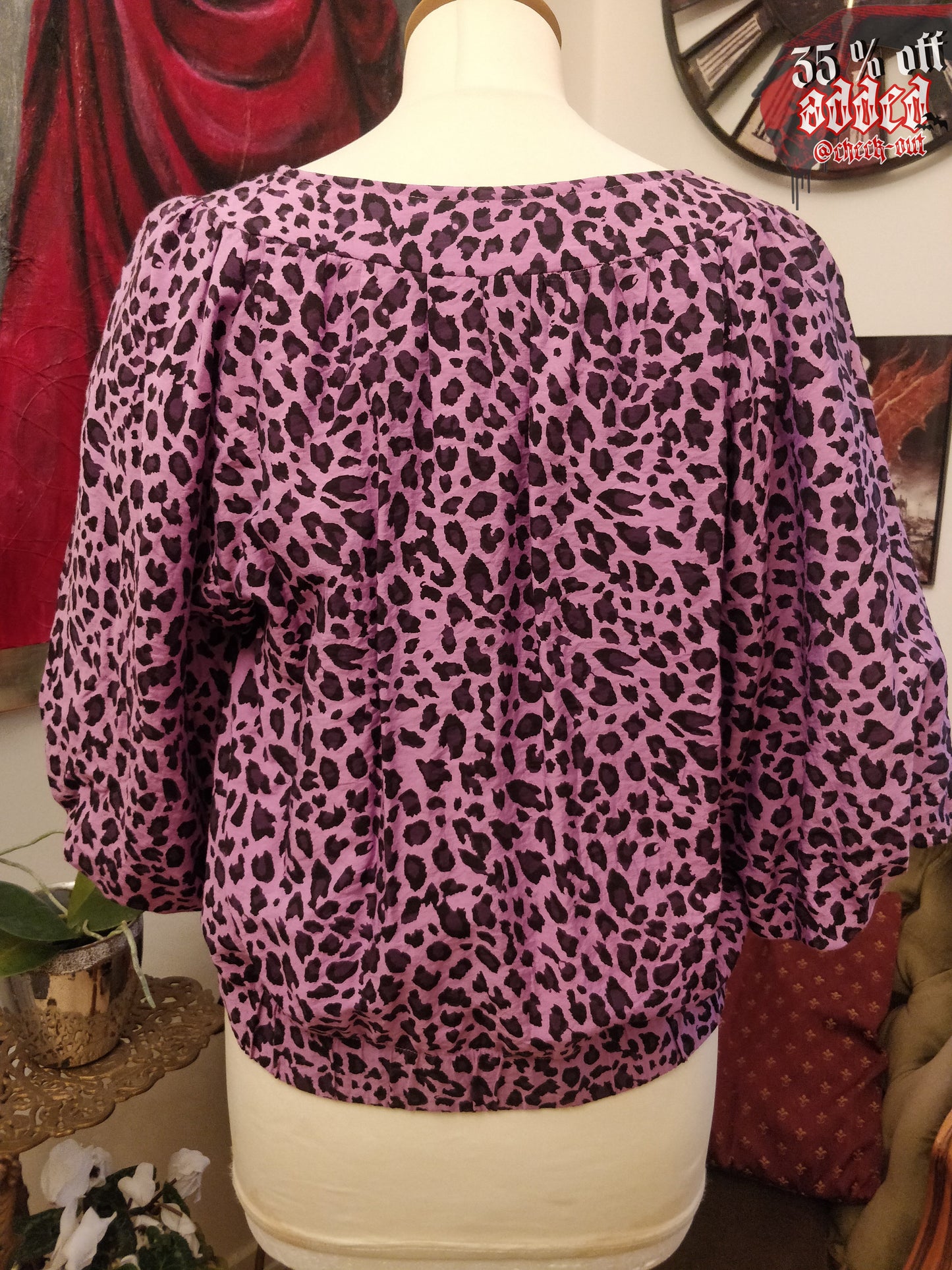 Purple Leopard Jacket