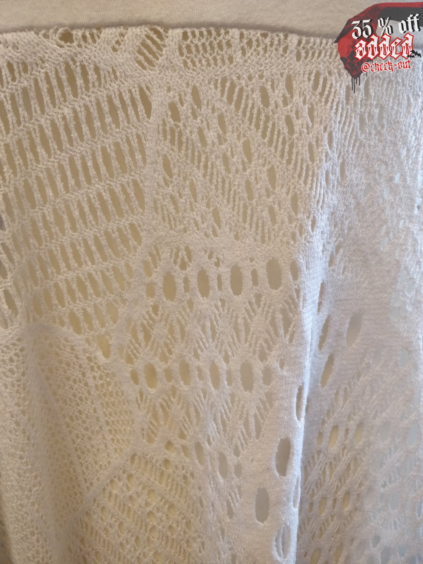 White See-through Mesh Dress