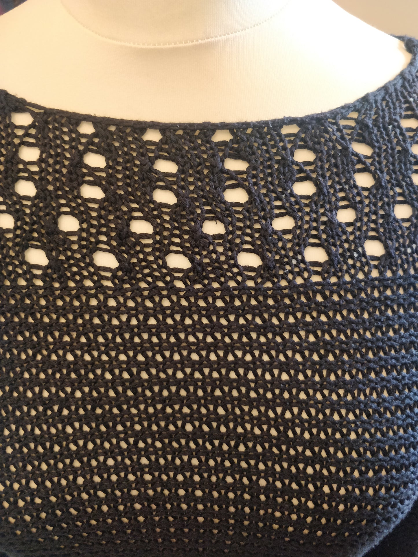 See-through Knitted Mesh Shirt