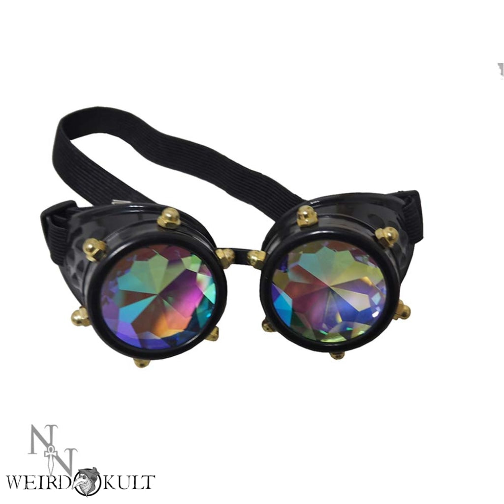Crystal Vision Steampunk & Cybergoth Goggles Skibriller Og Goggles