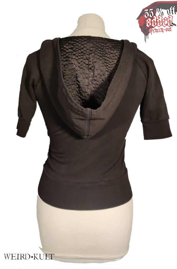 Hoodie With V-Neckline