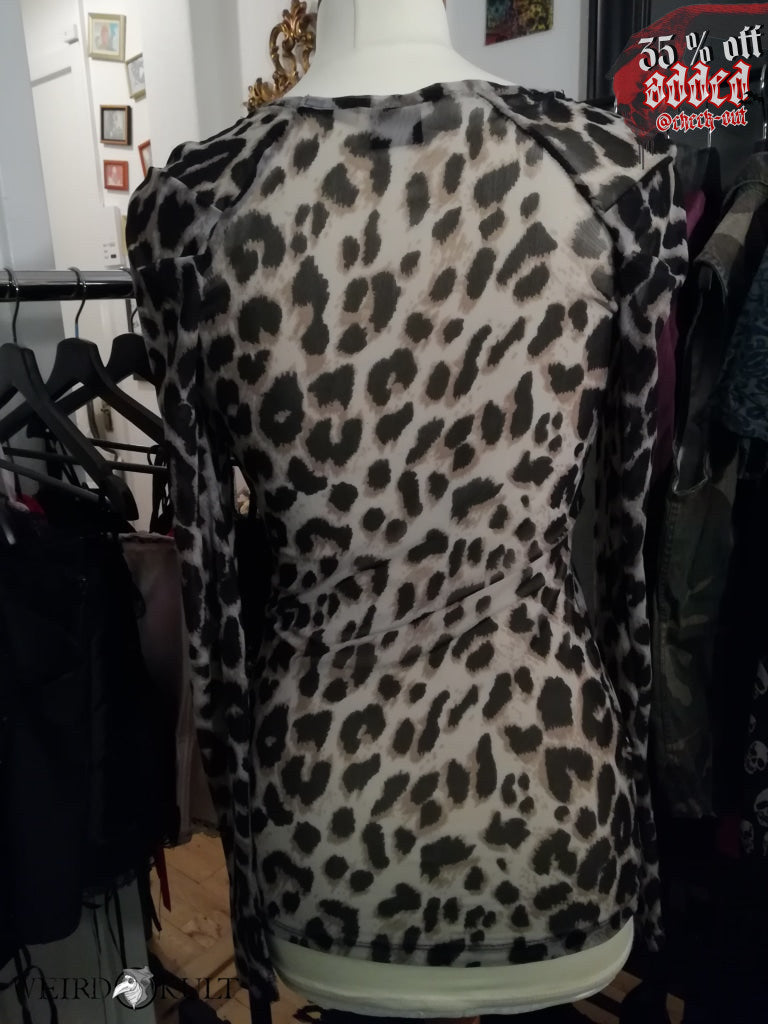 Leopard Mesh Shirt