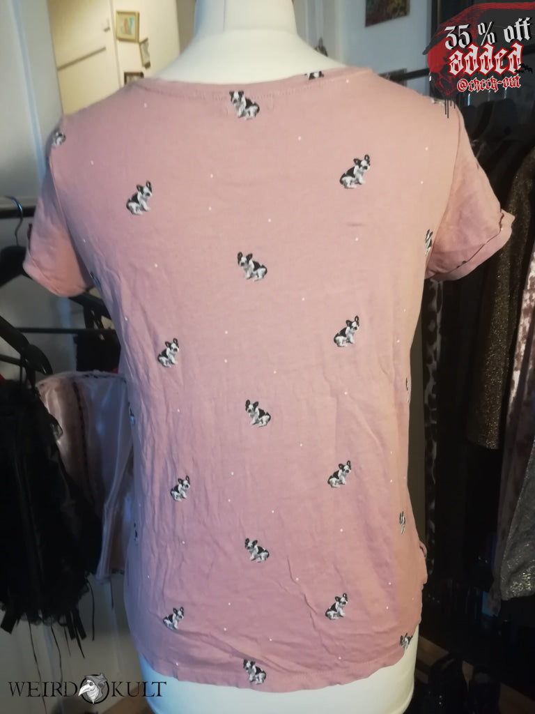Light Pink T-Shirt With Dogs