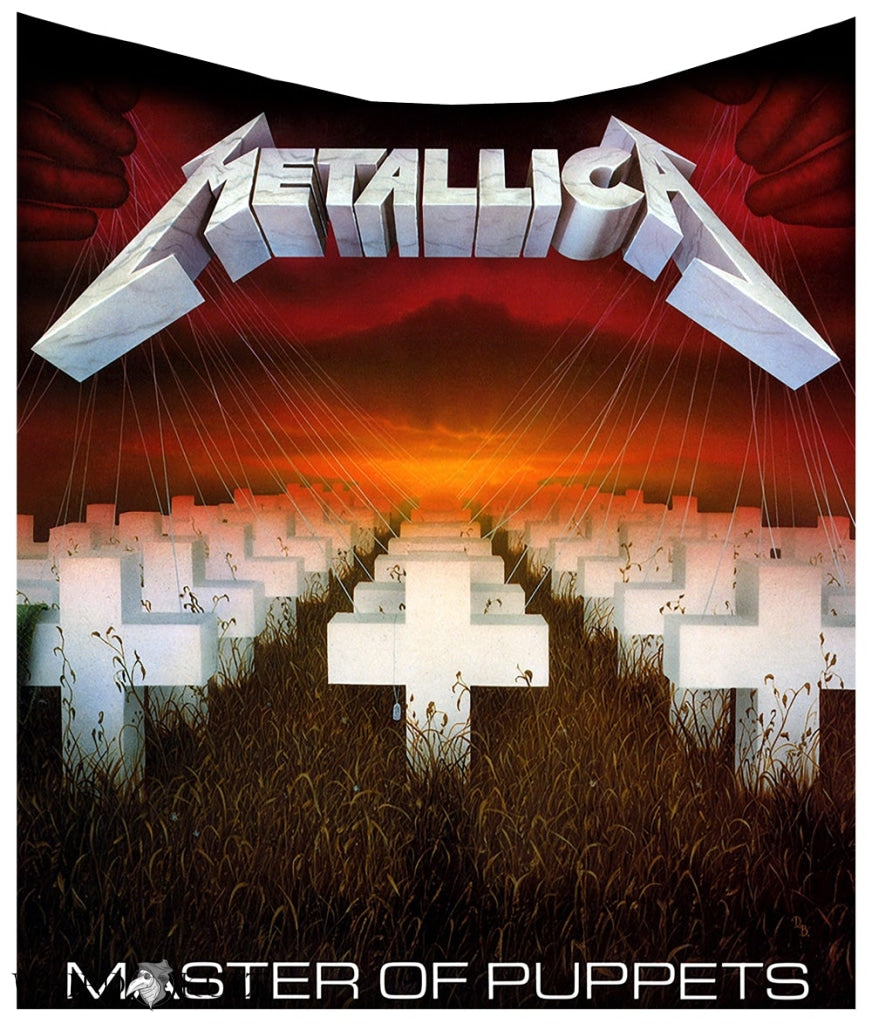Officially Licensed Metallica Master Of Puppets Blanket Album Throw Tæpper