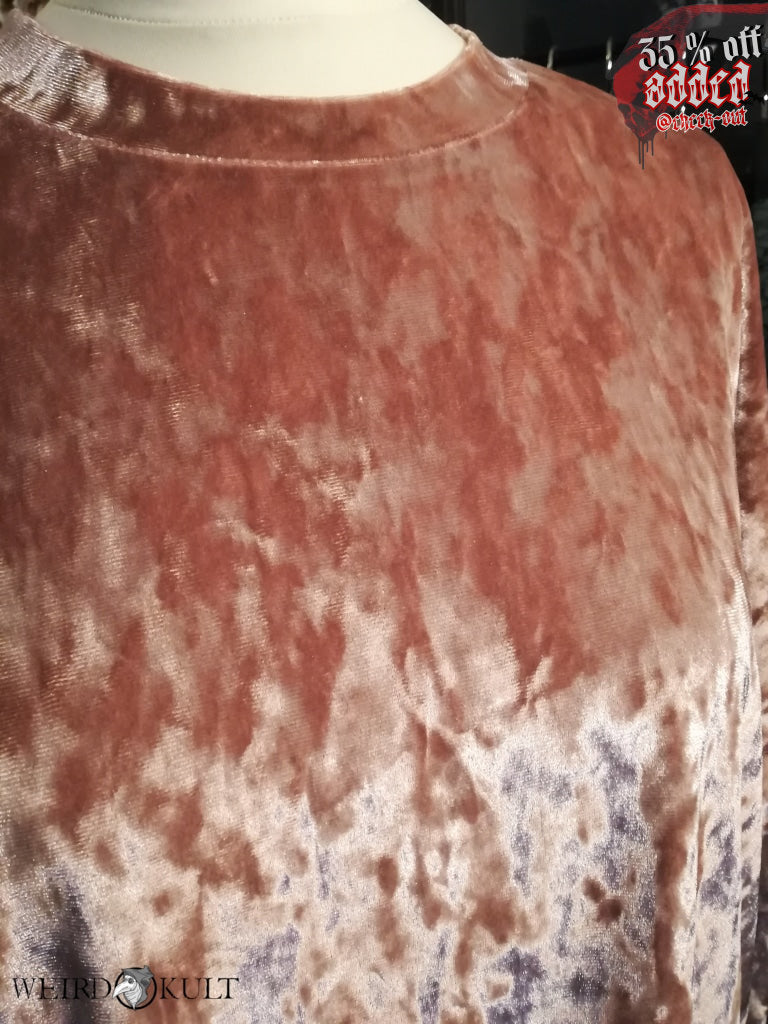 Peachy Velour Long Sleeve Shirt