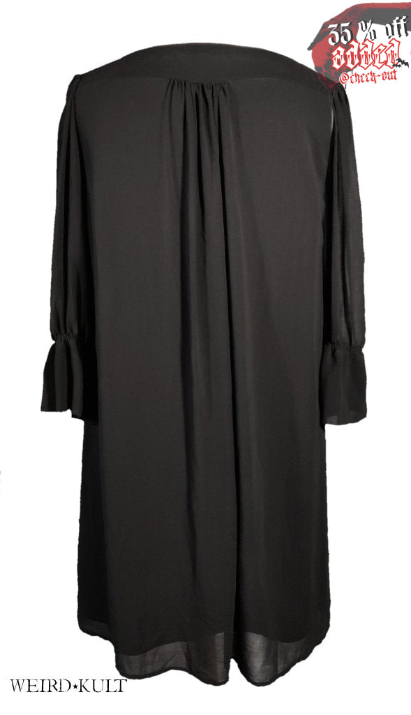 Ruffle Lace Front Dress