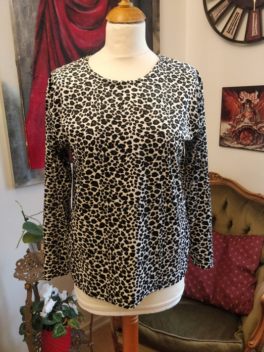 Leopard Print Velvet Top
