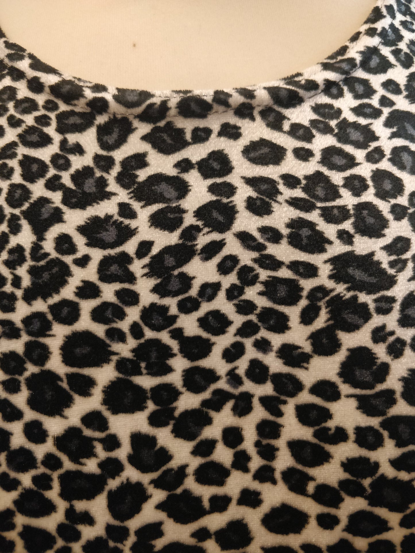 Leopard Print Velvet Top