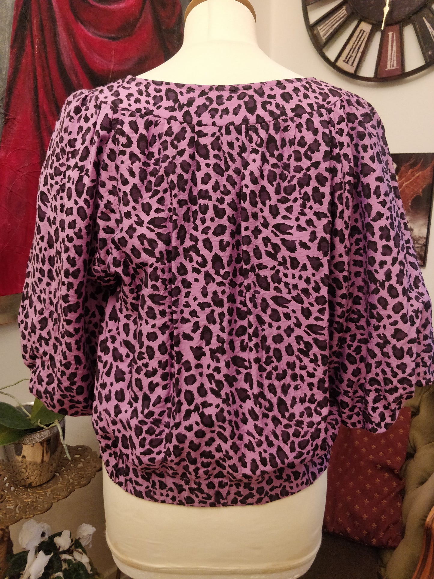 Purple Leopard Jacket