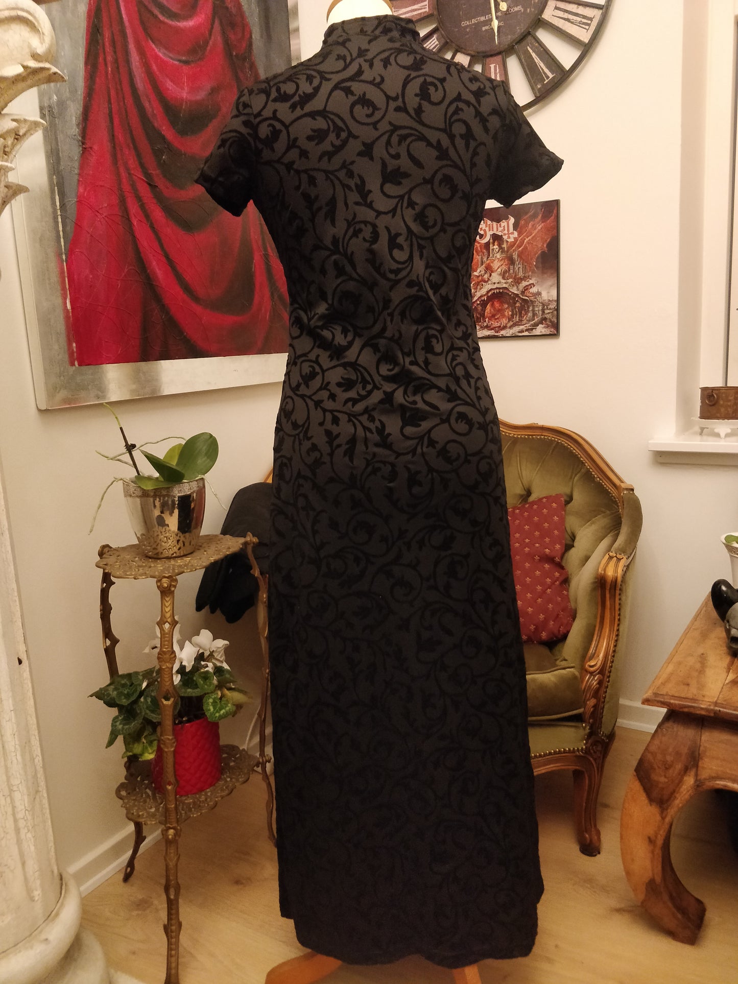 Elegant Brocade Dress