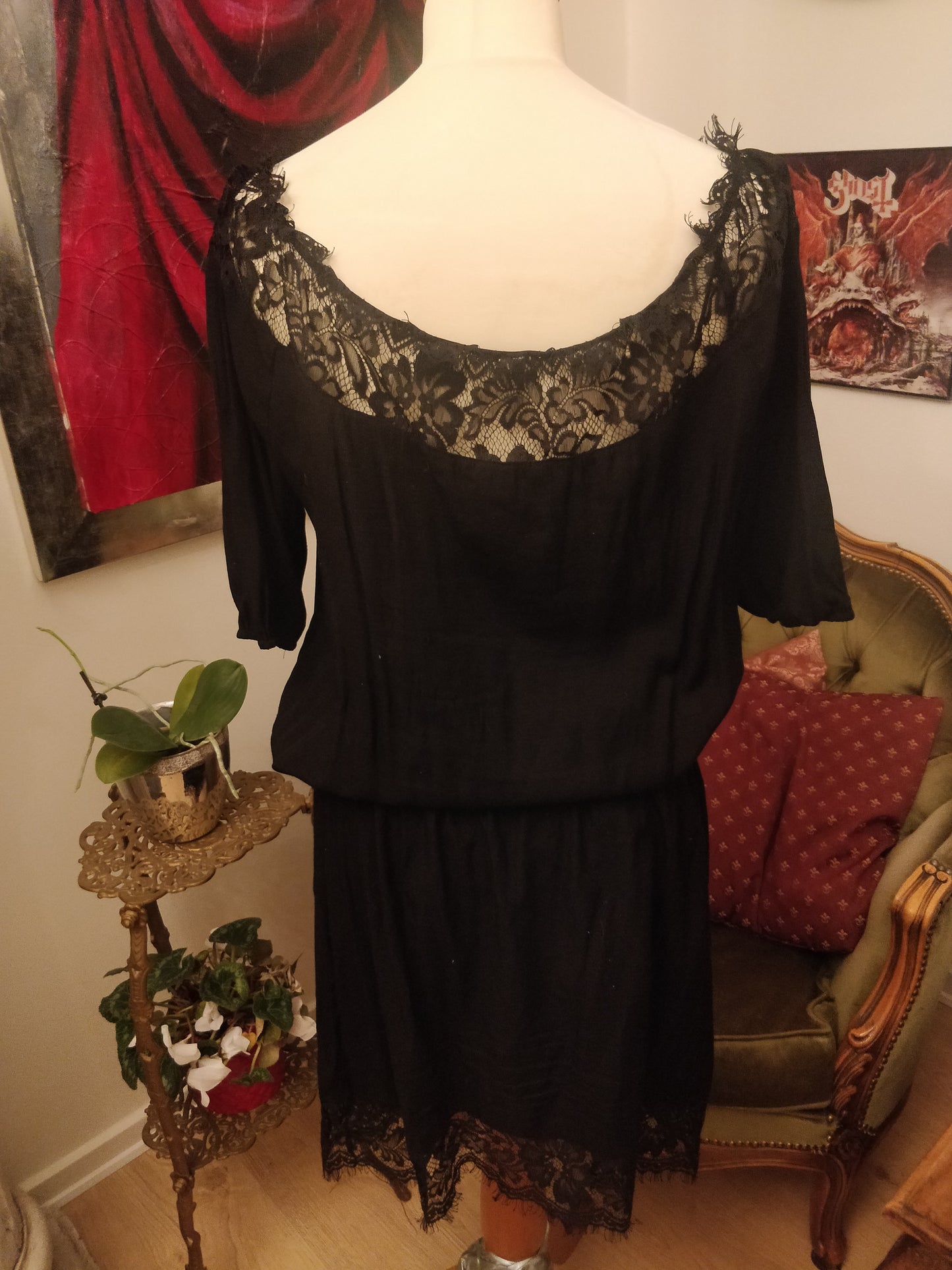 Black Dress With Lace