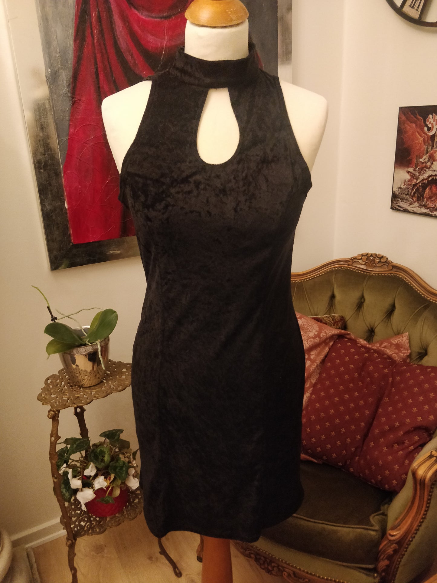 Black Velvet Dress