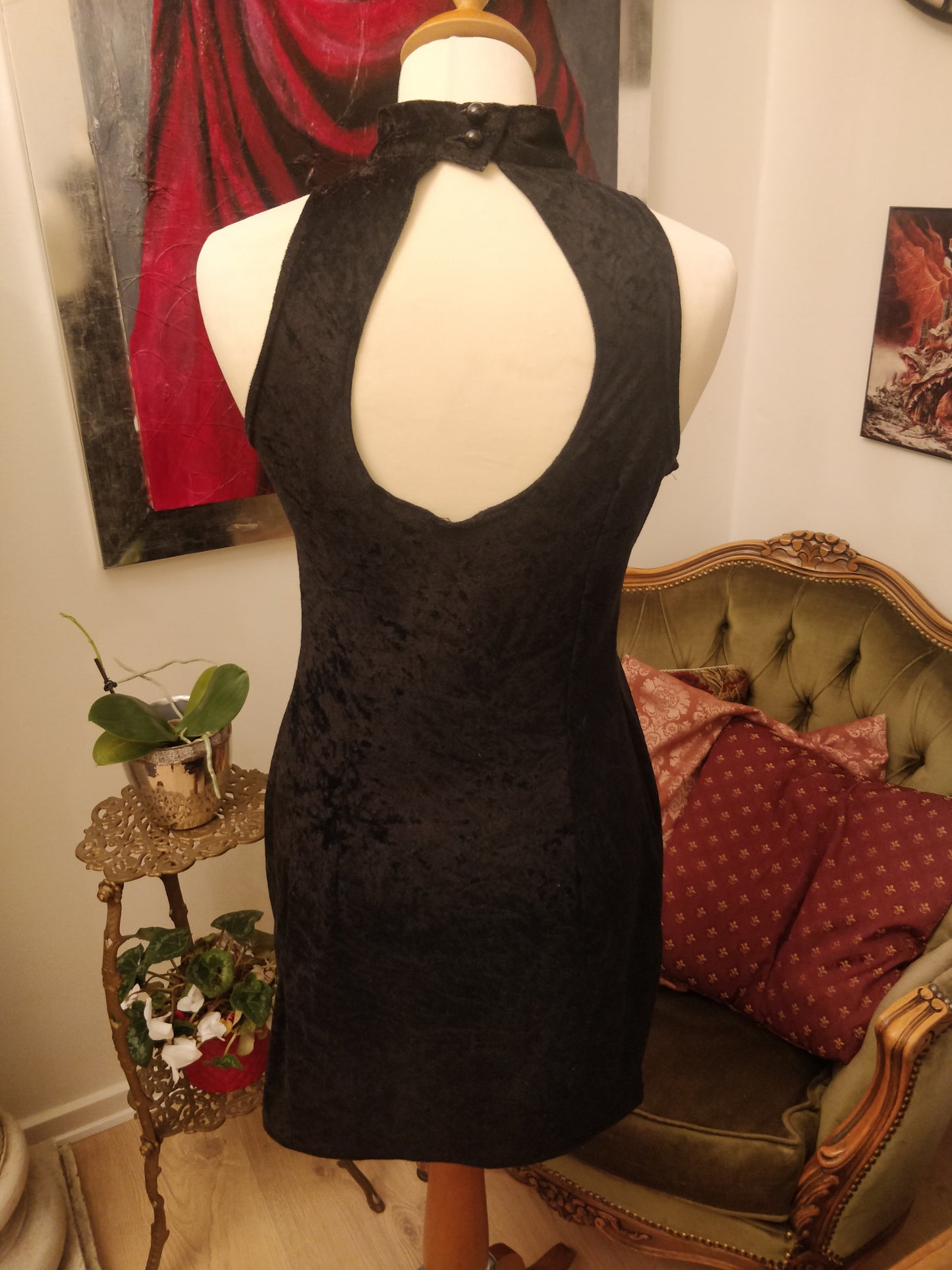 Black Velvet Dress