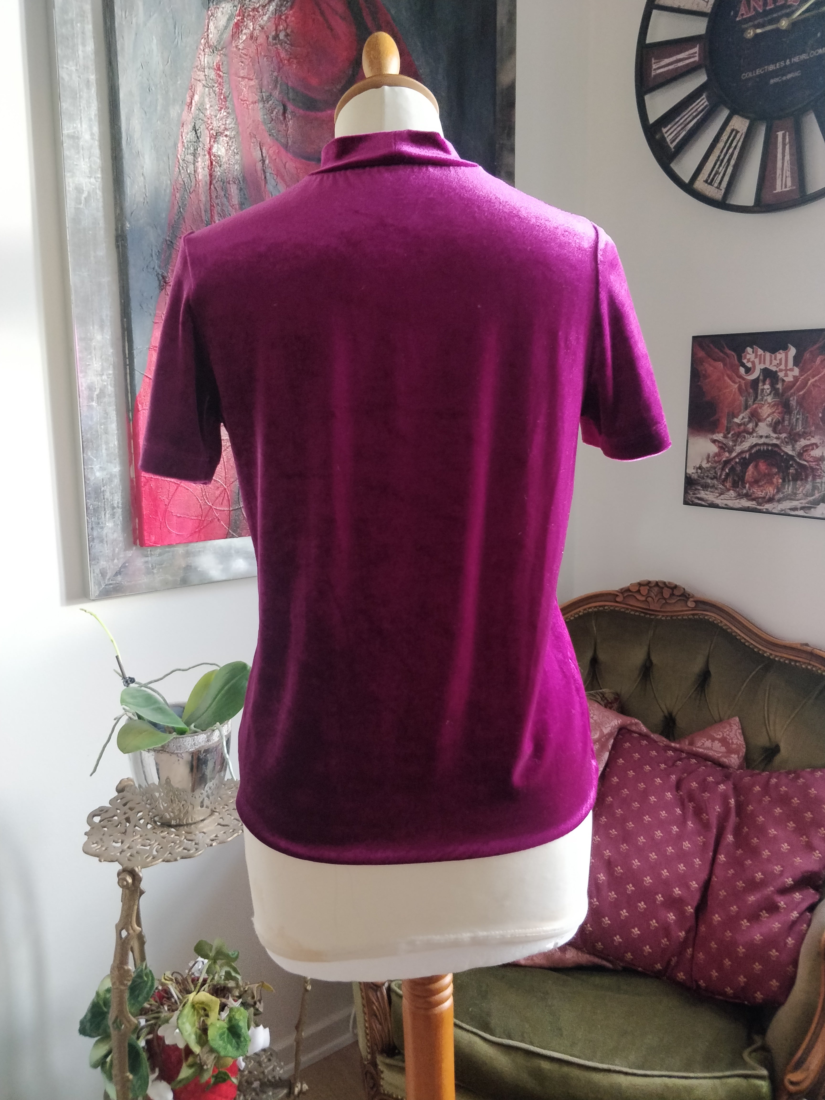 Purple Velvet T-Shirt
