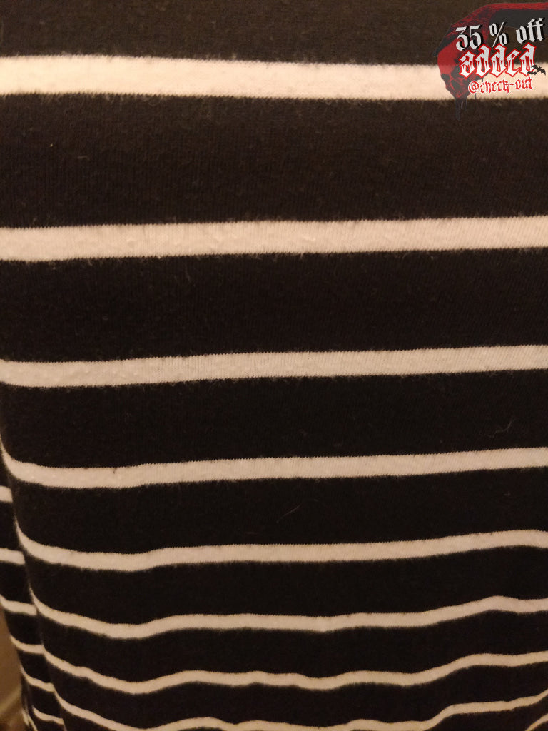 Black & White Striped Dress L
