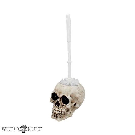 Brush With Death Skull Toilet Holder 16.4 Cm Toiletbørster