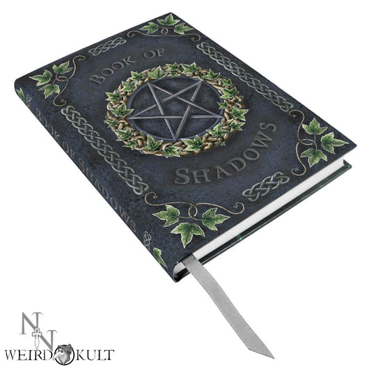 Embossed Pentagram Book Of Shadows Ivy Journal Notesbøger Og Notesblokke