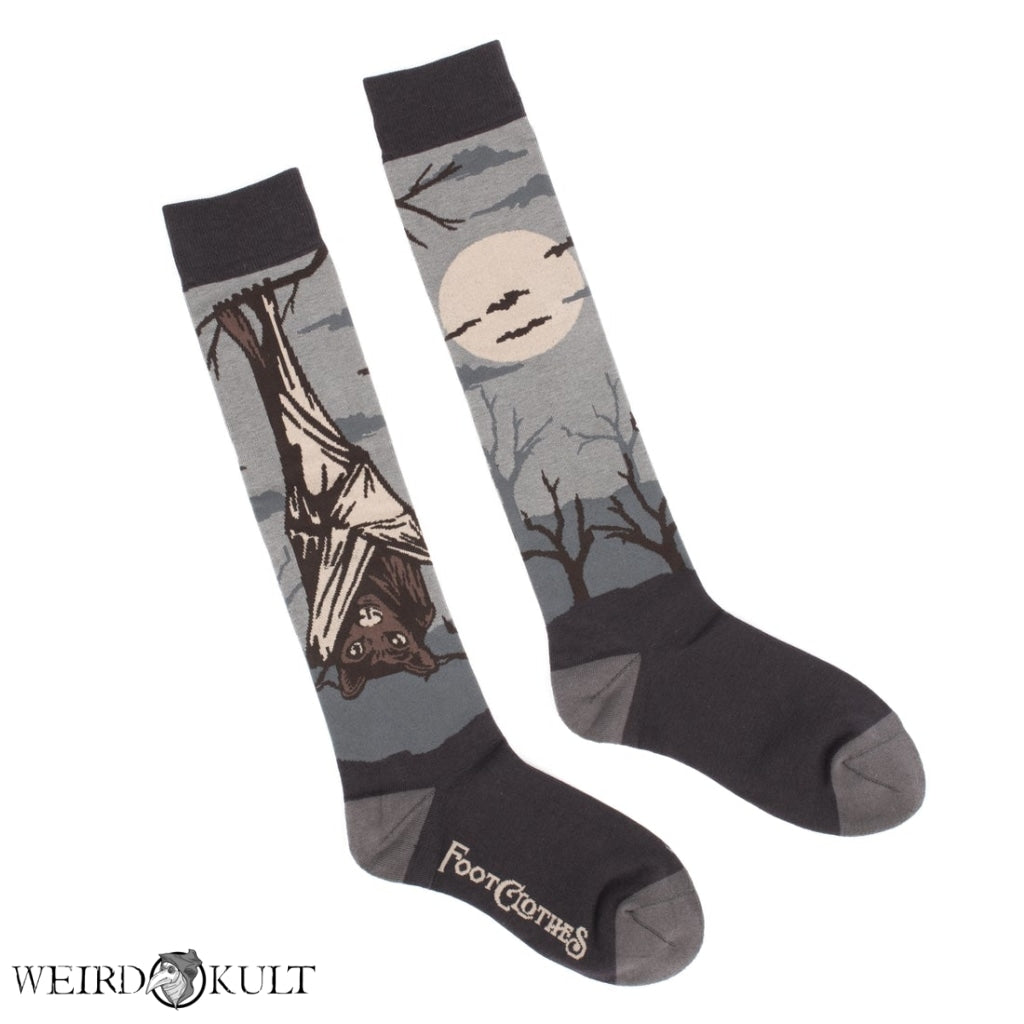 Footclothes Bat Knee High Socks Sokker