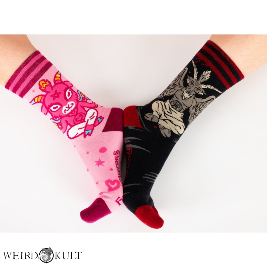 Footclothes Cute Baphomet Socks Sokker