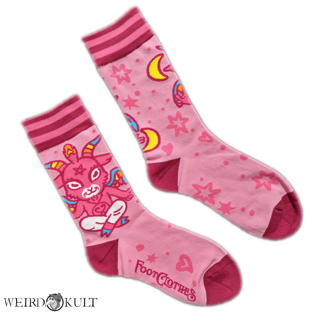 Footclothes Cute Baphomet Socks Sokker