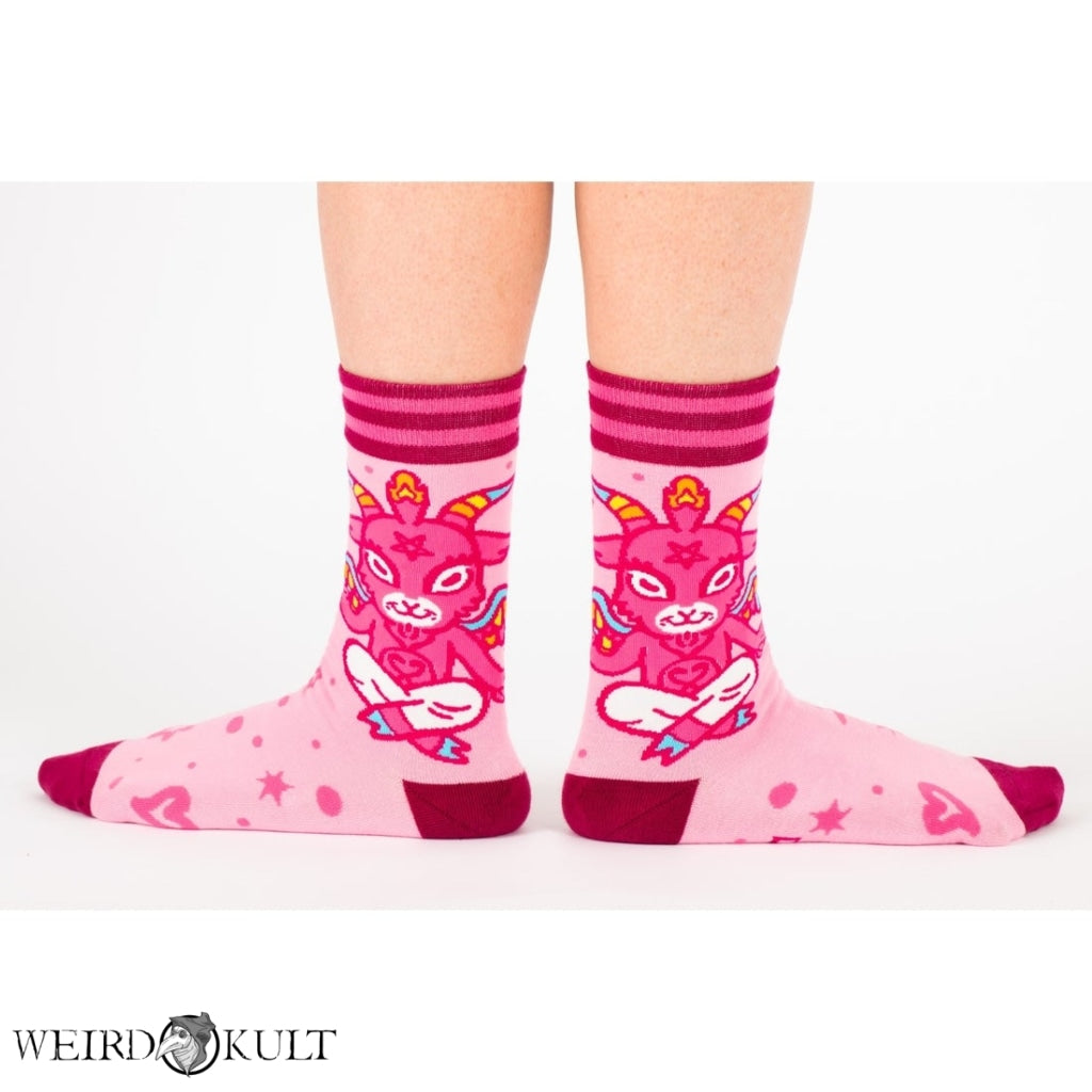 Footclothes Cute Baphomet Socks Sokker