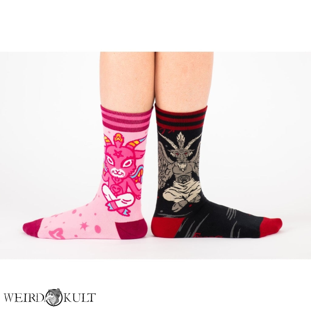 Footclothes Cute Baphomet Socks Sokker