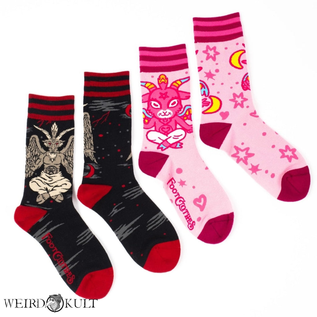 Footclothes Cute Baphomet Socks Sokker