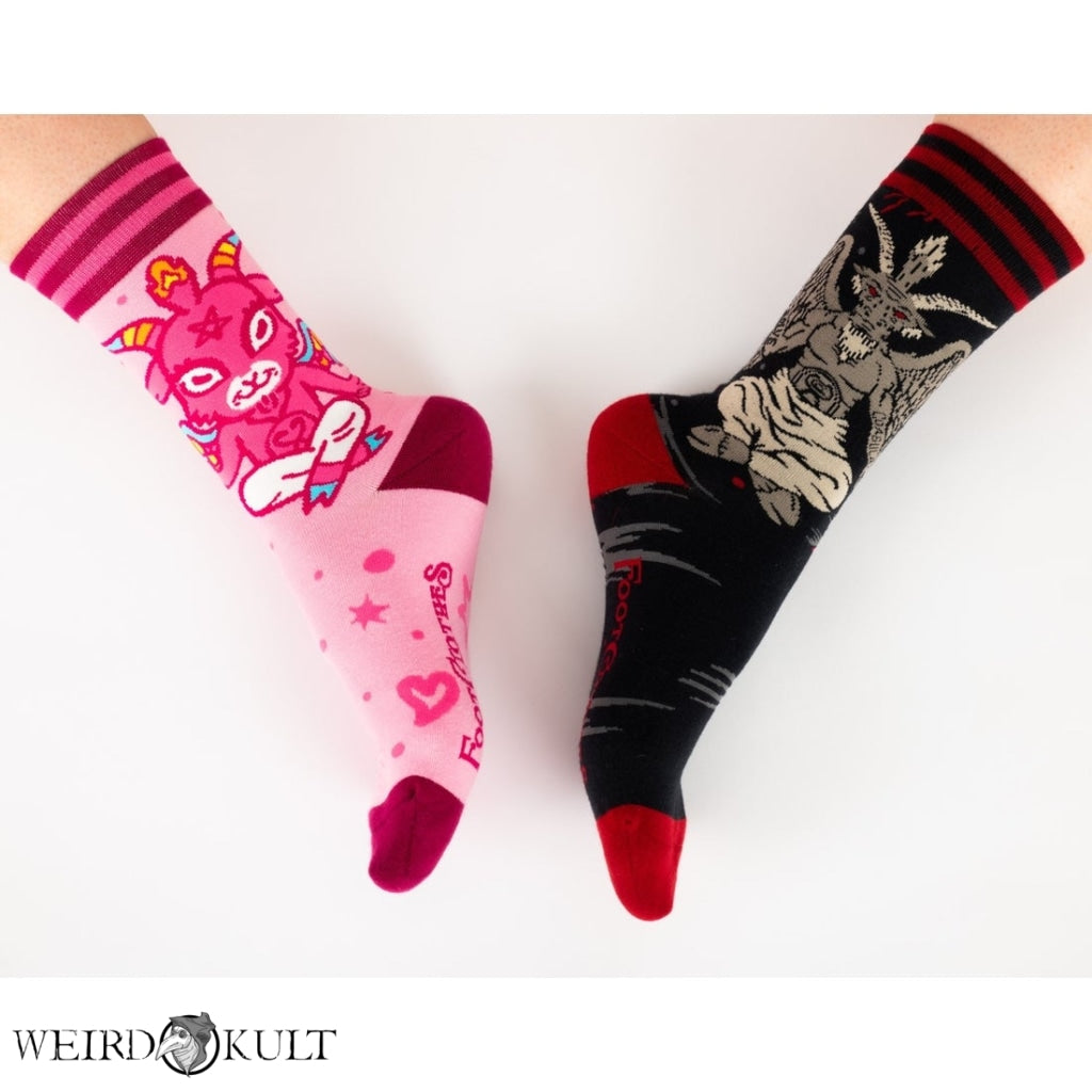 Footclothes Cute Baphomet Socks Sokker