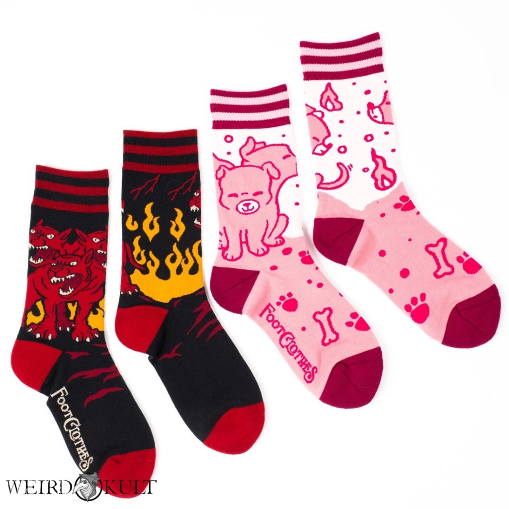 Footclothes Cute Cerberus Socks Sokker