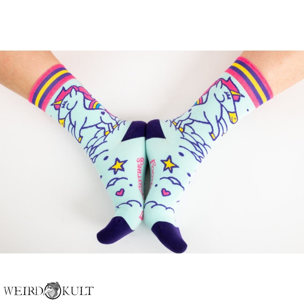 Footclothes Cute Unicorn Socks Sokker