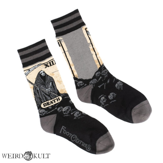 Footclothes Death Tarot Card Socks Sokker