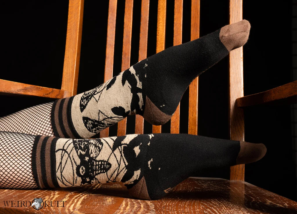 Footclothes Deaths Head Hawkmoth Crew Socks