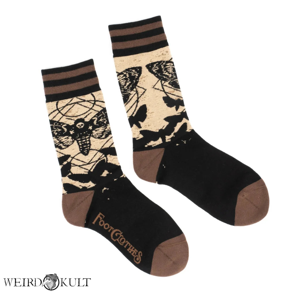 Footclothes Deaths Head Hawkmoth Crew Socks