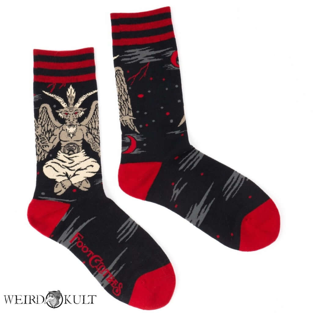 Footclothes Evil Af Baphomet Socks Sokker