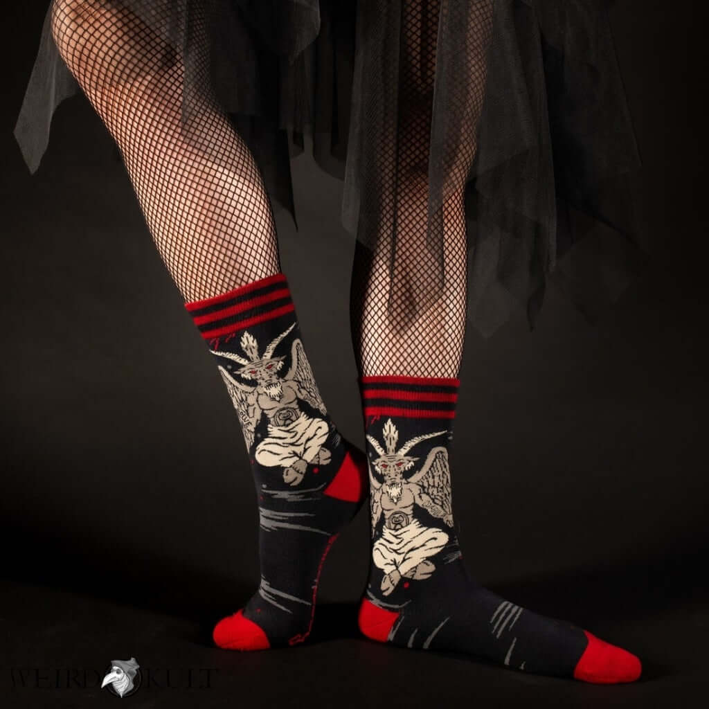 Footclothes Evil Af Baphomet Socks Sokker