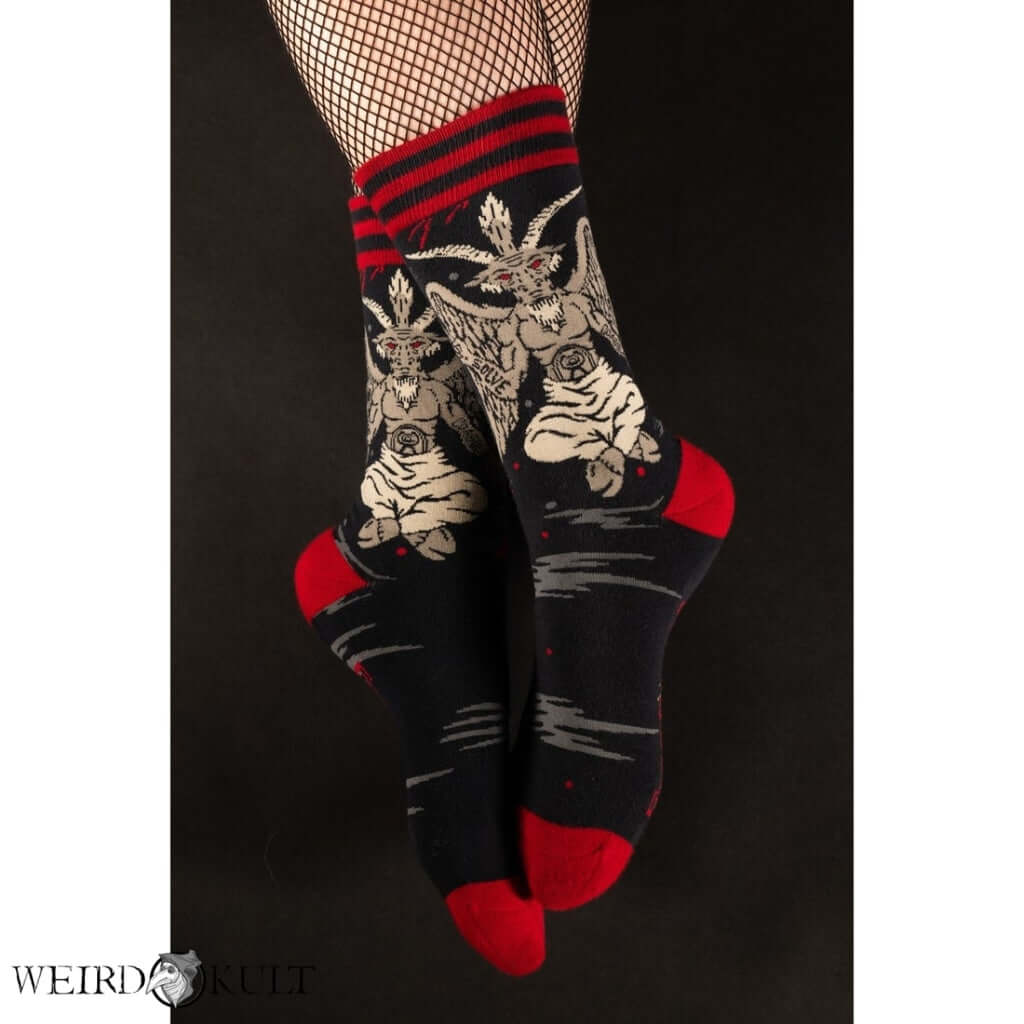 Footclothes Evil Af Baphomet Socks Sokker