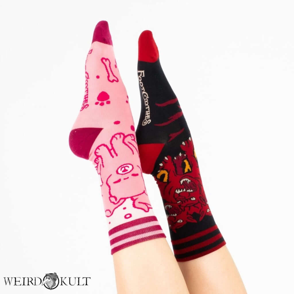 Footclothes Evil Af Cerberus Socks Sokker