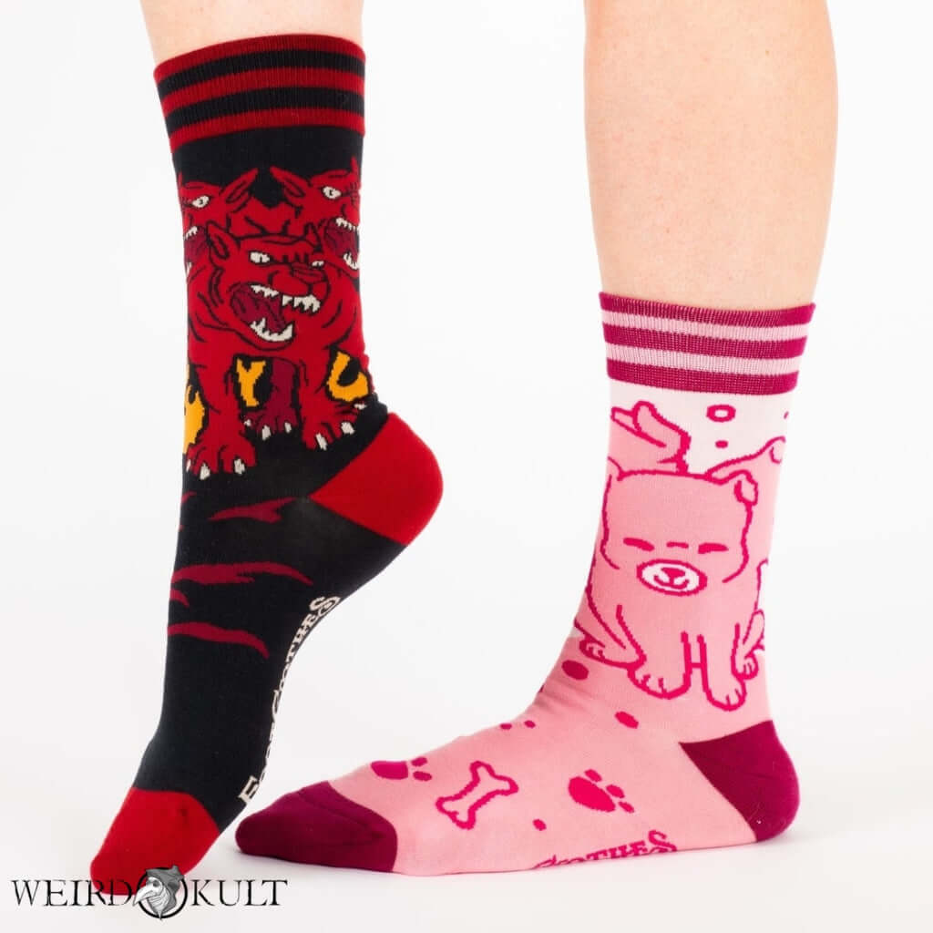 Footclothes Evil Af Cerberus Socks Sokker