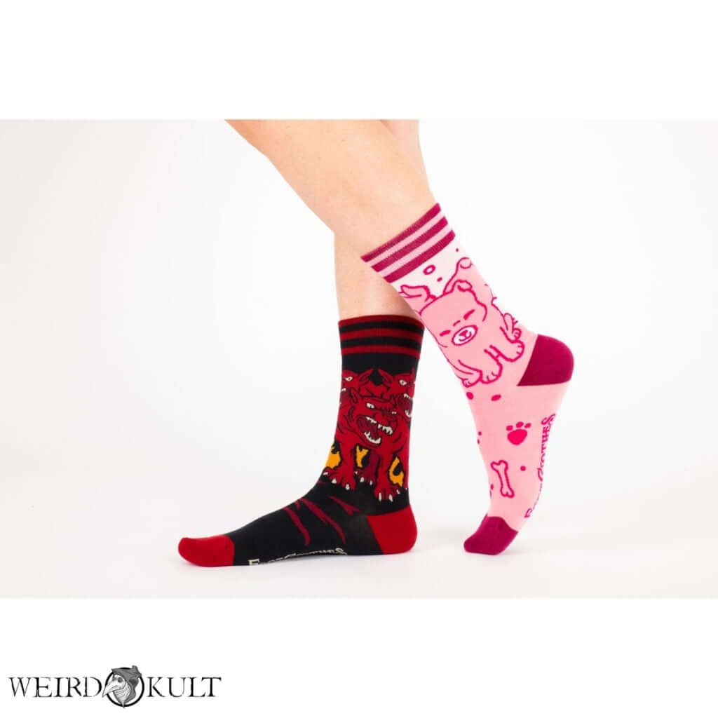 Footclothes Evil Af Cerberus Socks Sokker