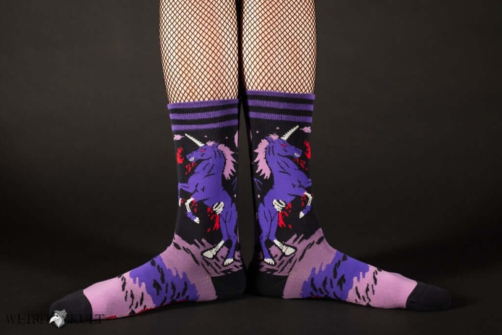 Footclothes Evil Af Unicorn Socks