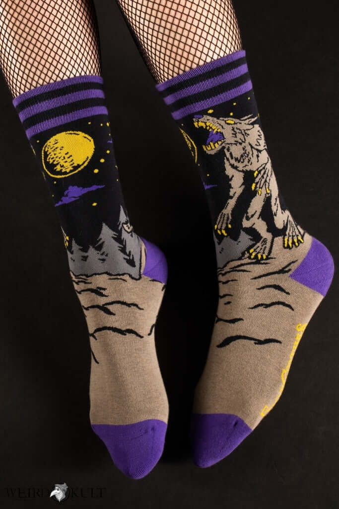 Footclothes Evil Af Werewolf Socks Sokker