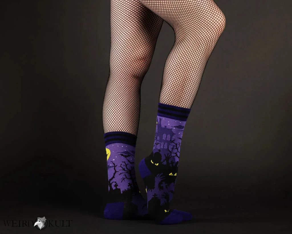 Footclothes Haunted House Crew Socks