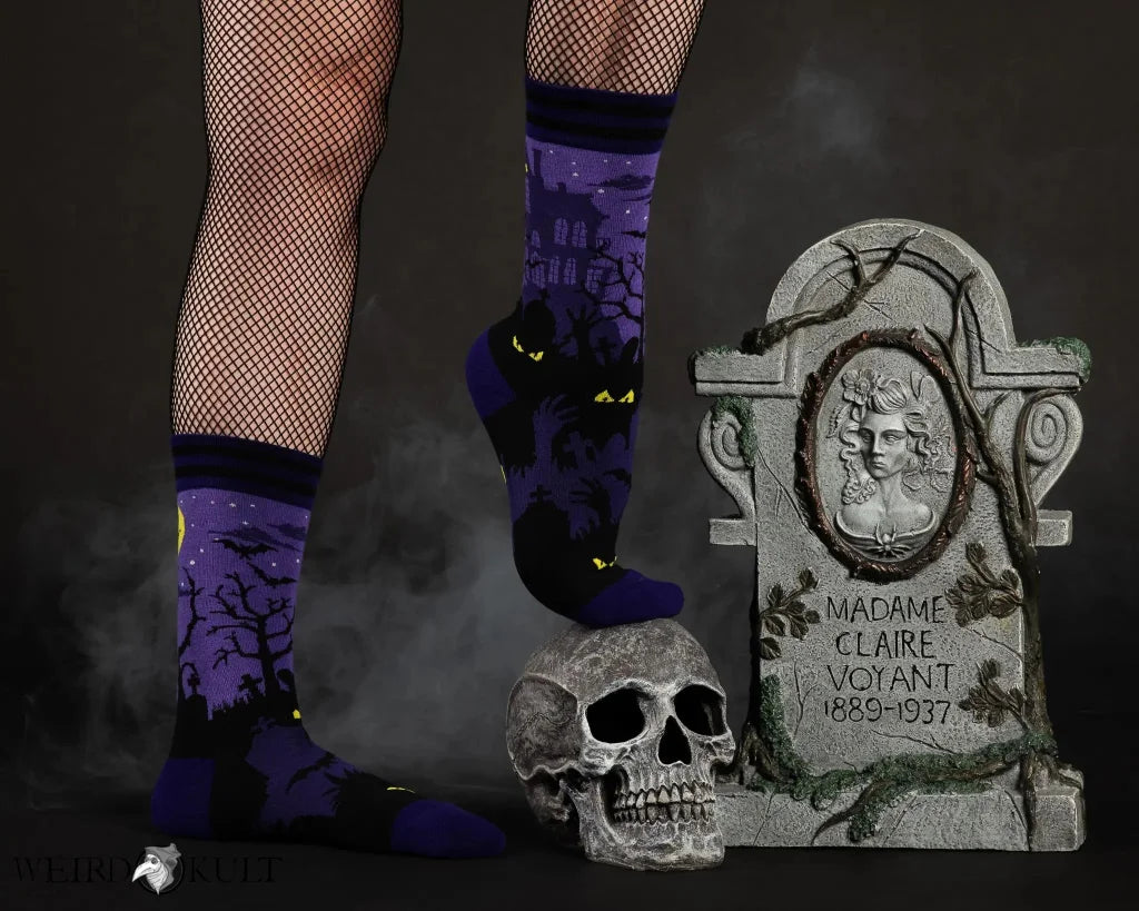 Footclothes Haunted House Crew Socks