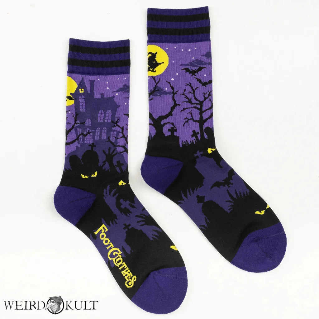 Footclothes Haunted House Crew Socks