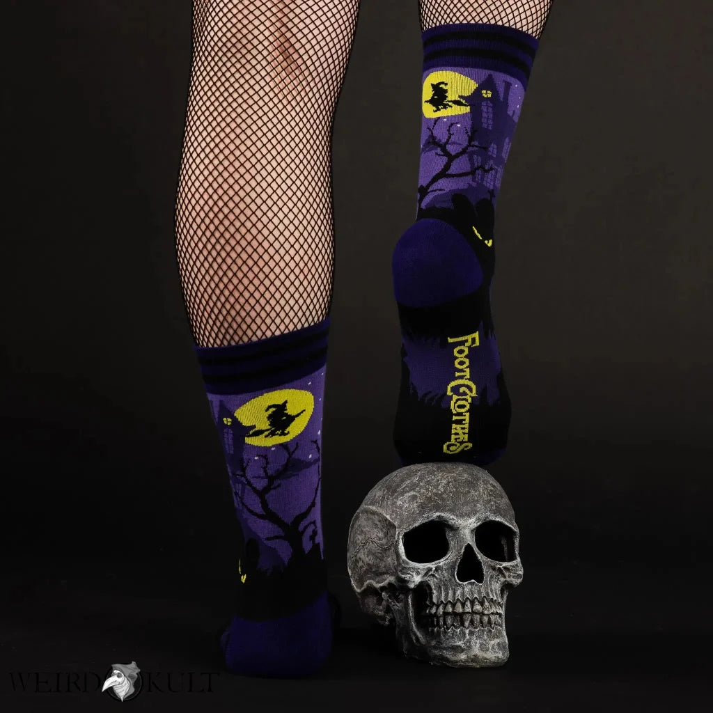 Footclothes Haunted House Crew Socks