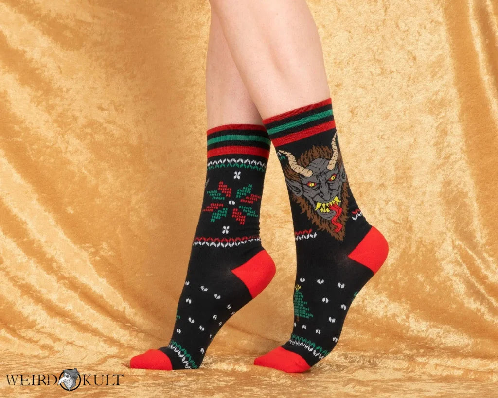 Footclothes Krampus Sweater Crew Socks