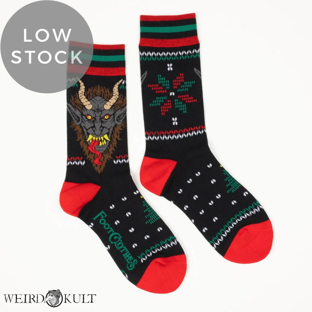 Footclothes Krampus Sweater Crew Socks