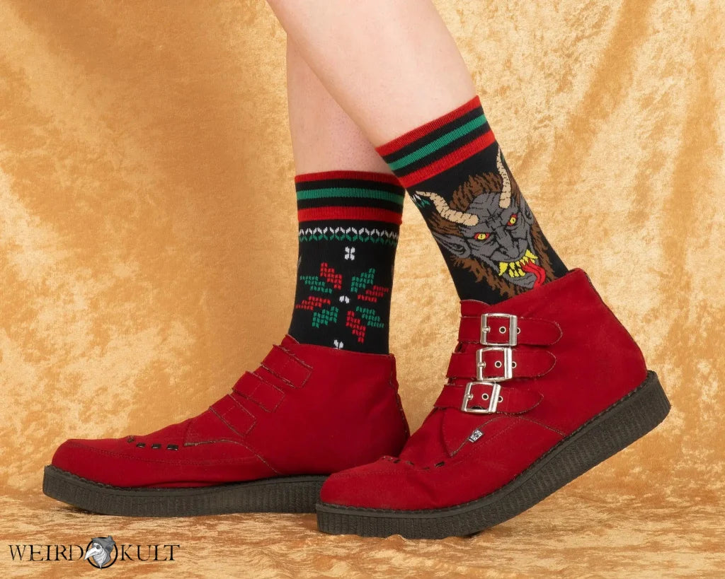 Footclothes Krampus Sweater Crew Socks